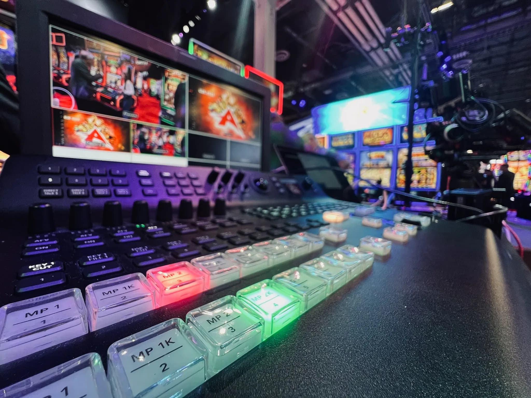 Live event production with multicam setup and streaming